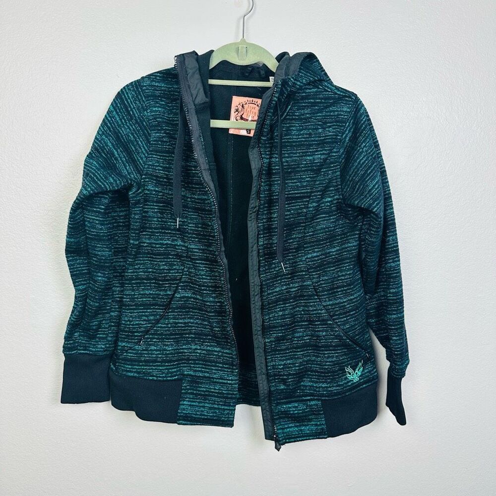 Five Fifty Five Jacket Womens Black Green Neon Logo Snow Ski Snowboard Outdoors